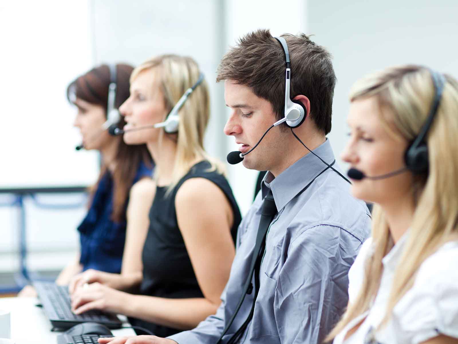 Image portraying call center workers associated with DataField Technology Services, emphasizing Talent Acquisition & Staffing Services to maintain relevance with the page's context.